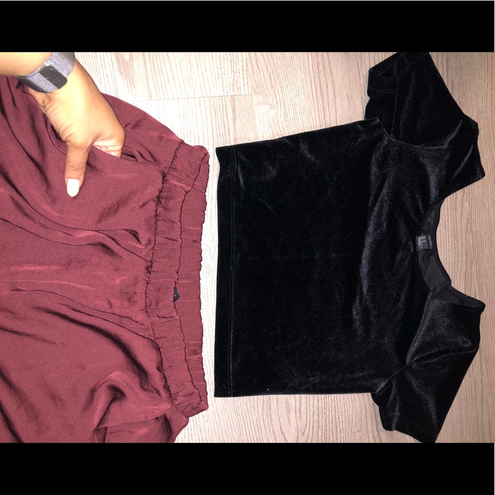 Forever21 crop top.